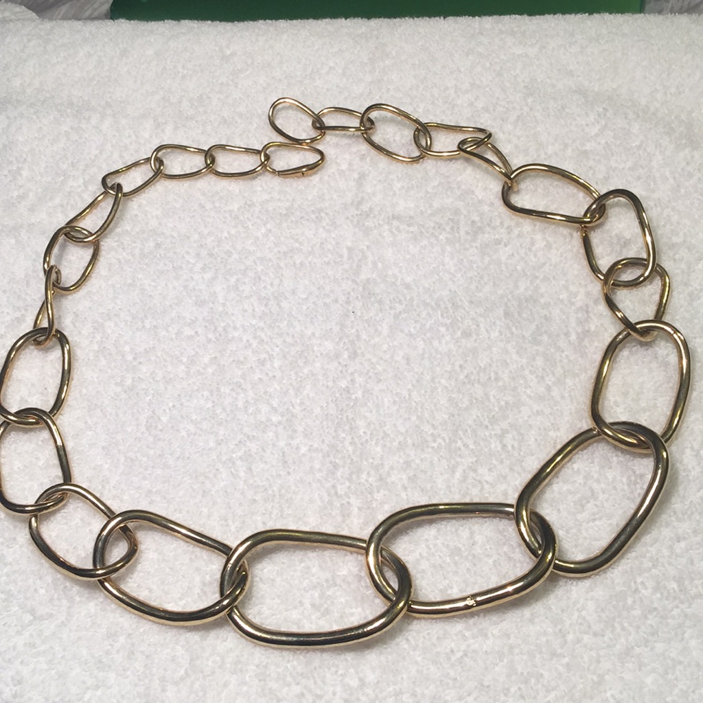 Ralph Lauren Gold Chain Link Necklace 19$
